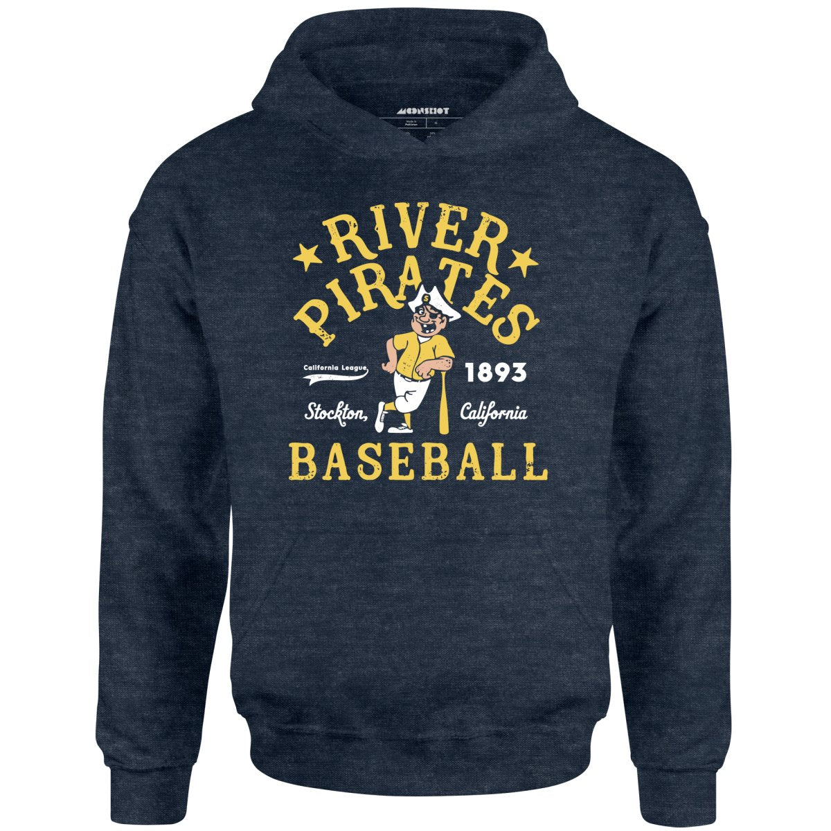 Stockton River Pirates - California - Vintage Defunct Baseball Teams - Unisex