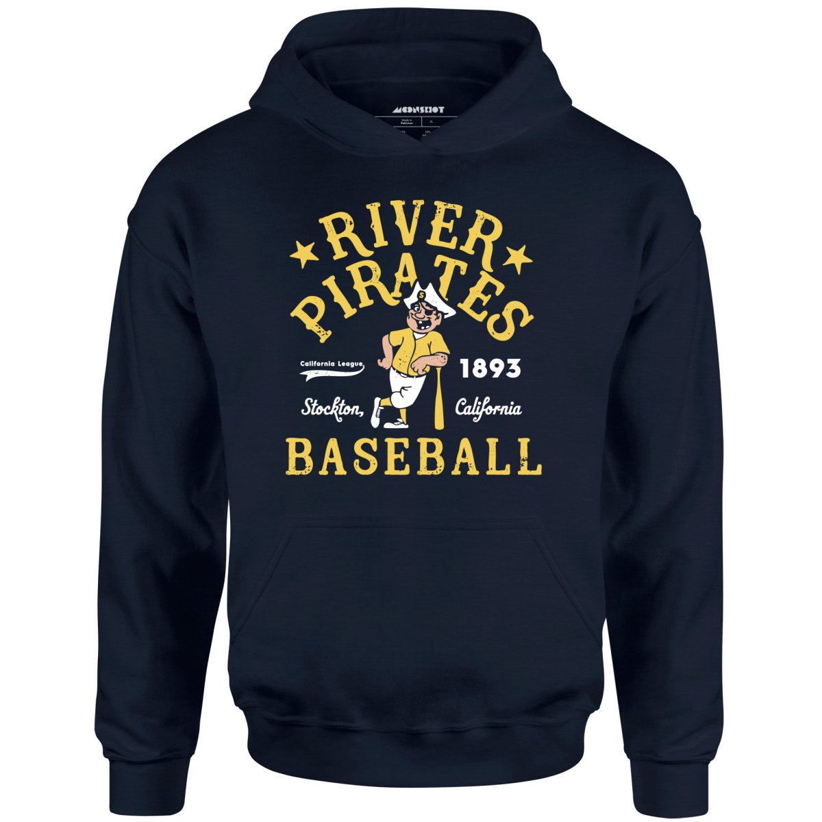 Stockton River Pirates - California - Vintage Defunct Baseball Teams - Unisex