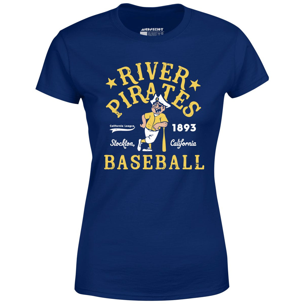 Stockton River Pirates - California - Vintage Defunct Baseball Teams - Women's