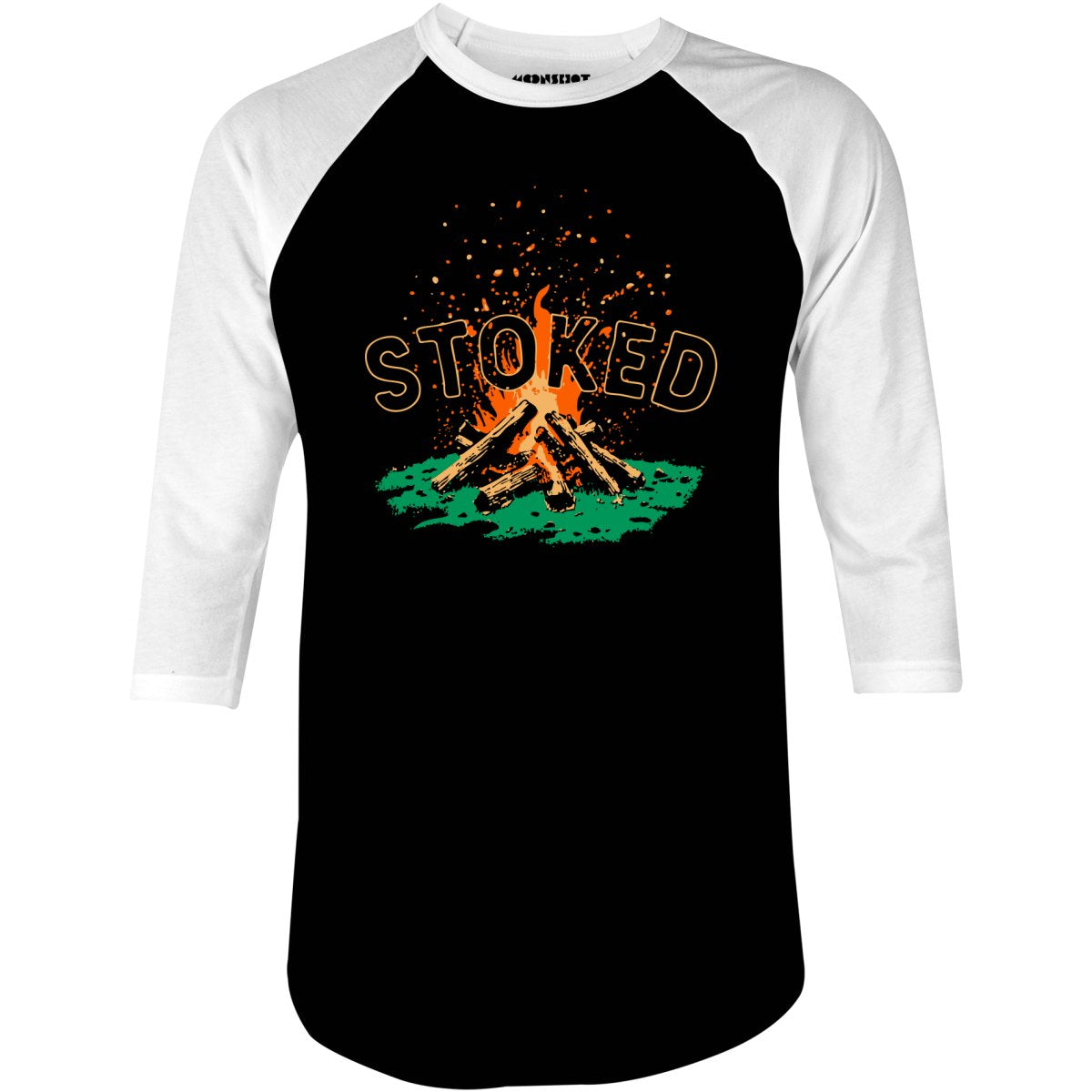 Stoked - 3/4 Sleeve Raglan