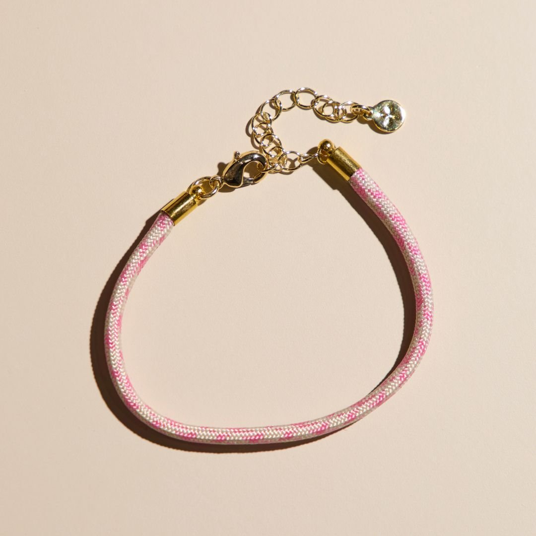 Strawberry Milkshake Minimalist Waterproof Cord Bracelet