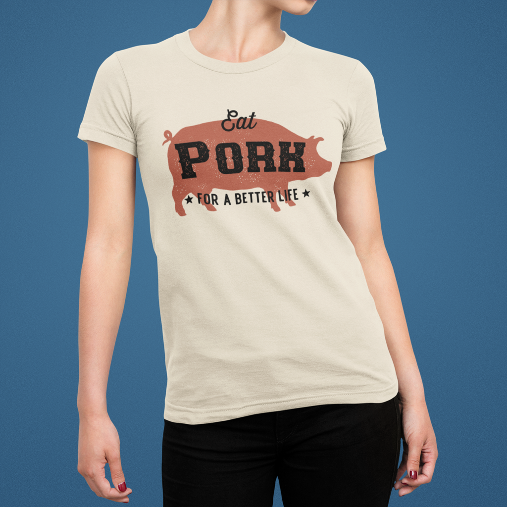 Eat Pork Women's Relaxed Tee