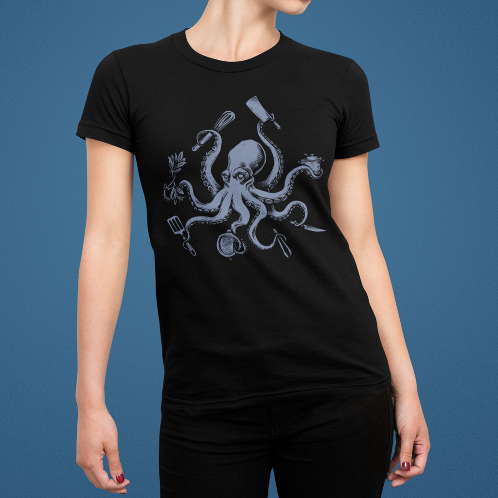 Chef Octopus Women's Relaxed Tee