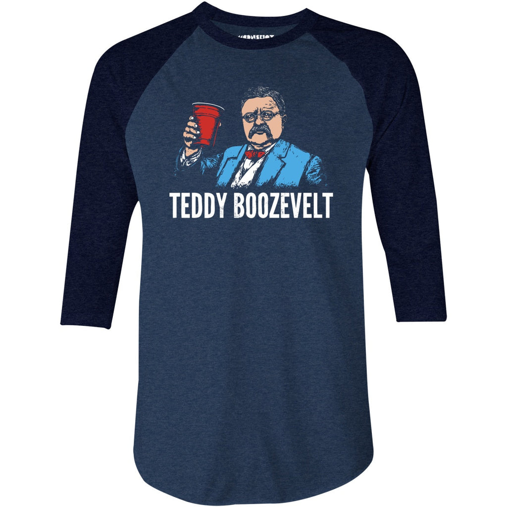 Teddy Boozevelt - 3/4 Sleeve Raglan