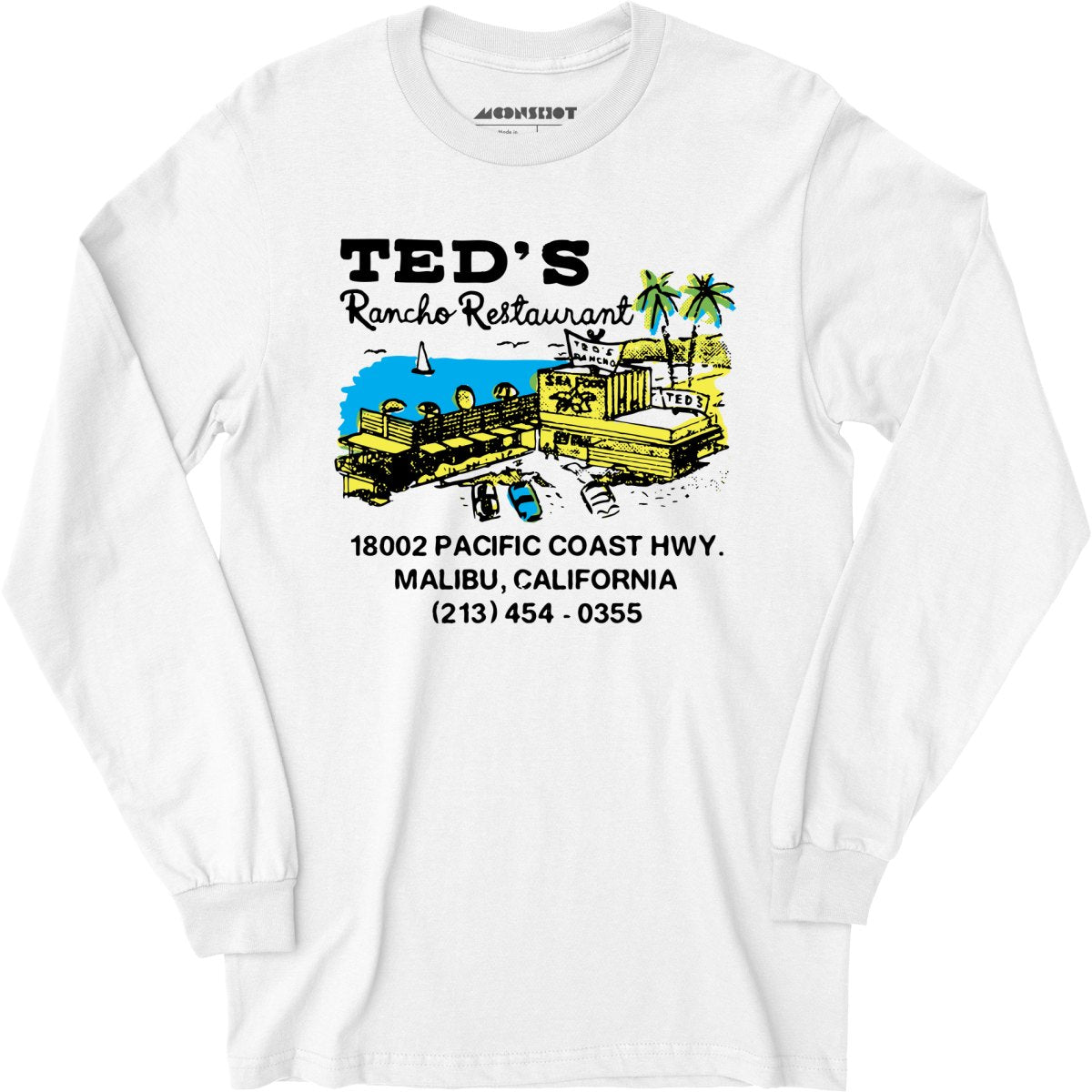 Ted's Rancho Restaurant - Malibu, CA - Vintage Restaurant - Long Sleeve