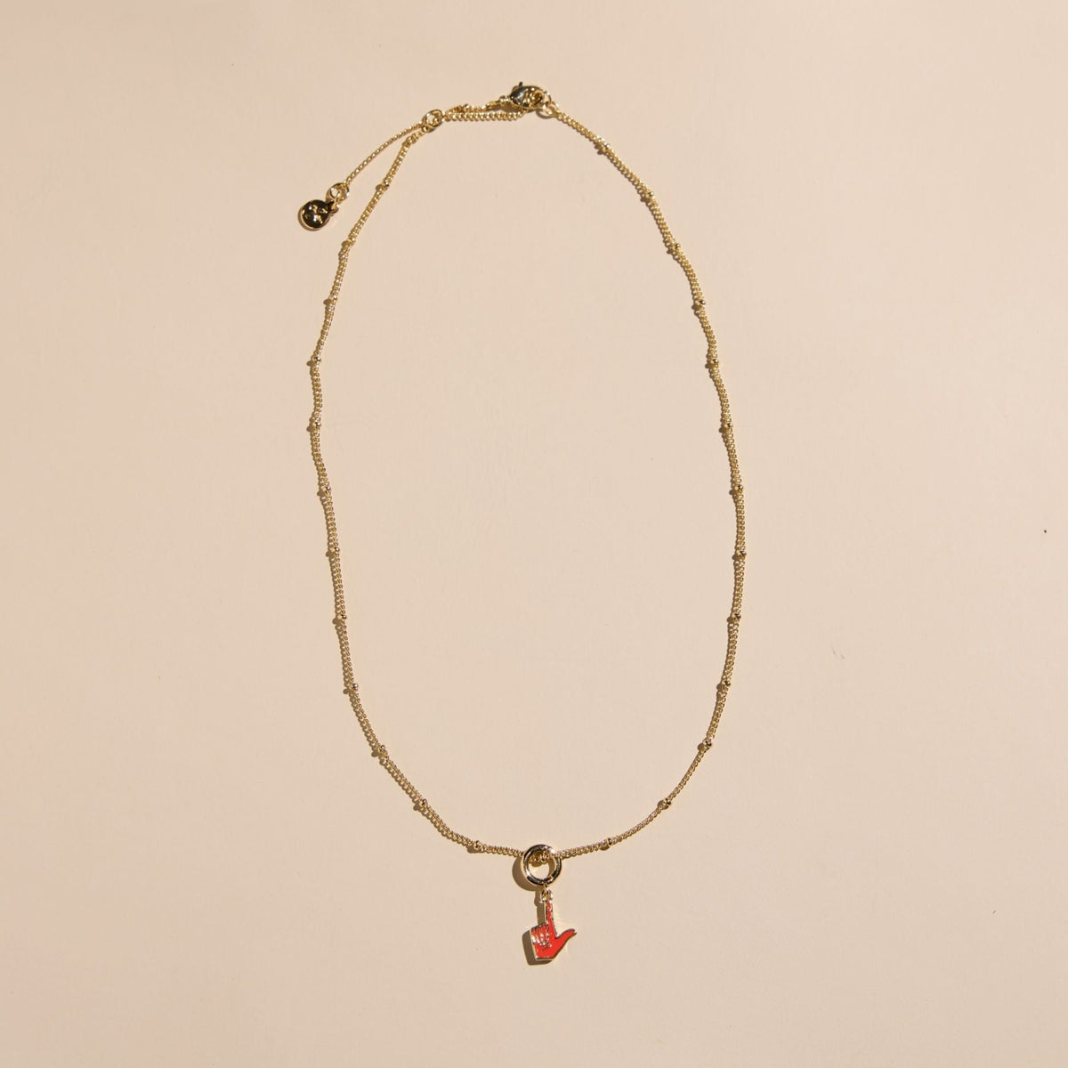 Texas Tech Guns Up Charm Necklace