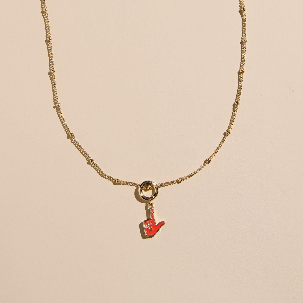 Texas Tech Guns Up Charm Necklace