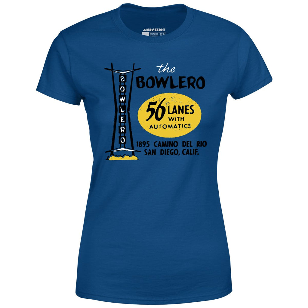 The Bowlero - San Diego, CA - Vintage Bowling Alley - Women's