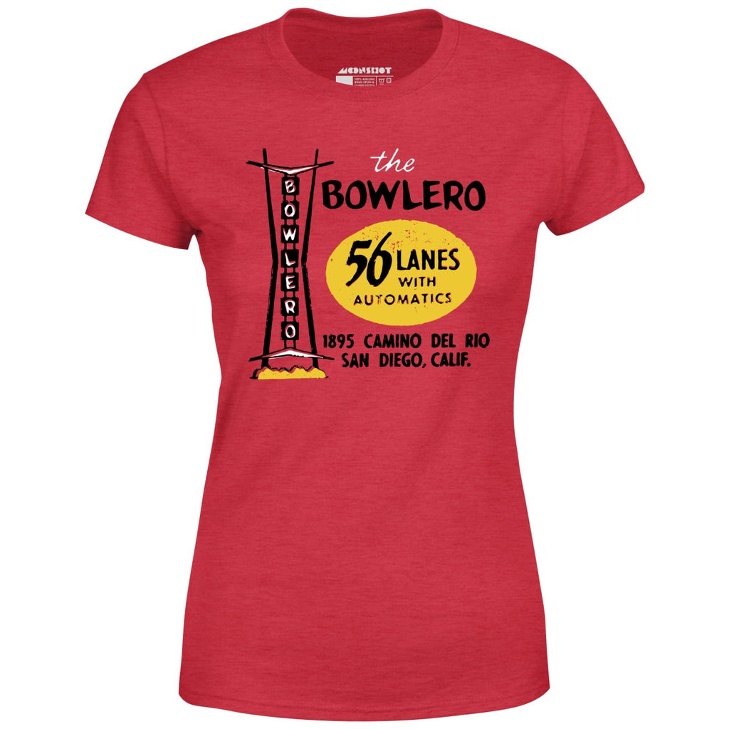 The Bowlero - San Diego, CA - Vintage Bowling Alley - Women's
