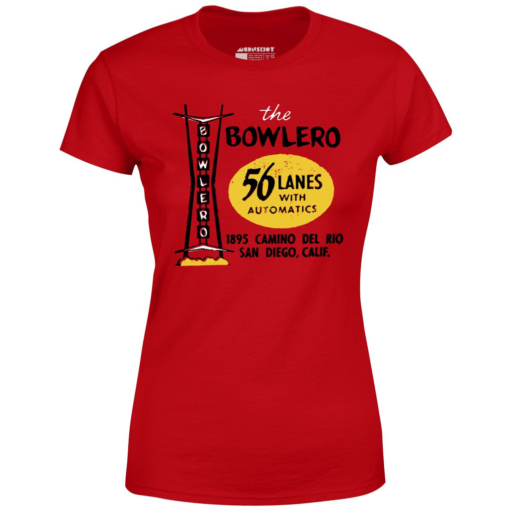 The Bowlero - San Diego, CA - Vintage Bowling Alley - Women's
