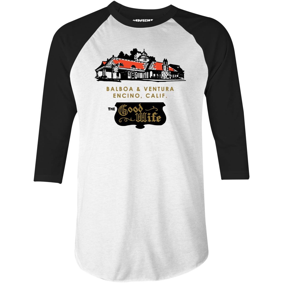 The Good Wife - Encino, CA - Vintage Restaurant - 3/4 Sleeve Raglan