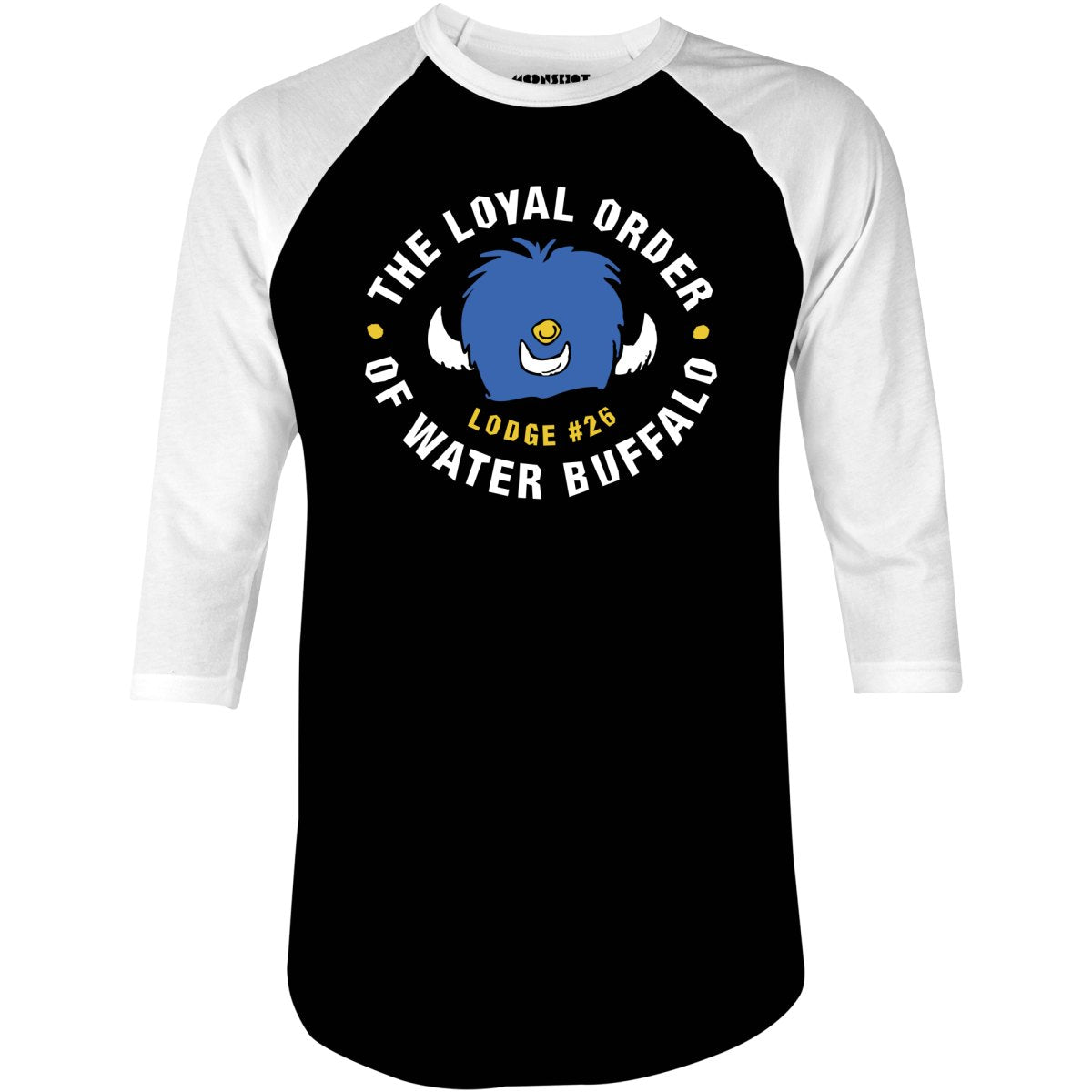 The Loyal Order of Water Buffalo Lodge 26 - 3/4 Sleeve Raglan