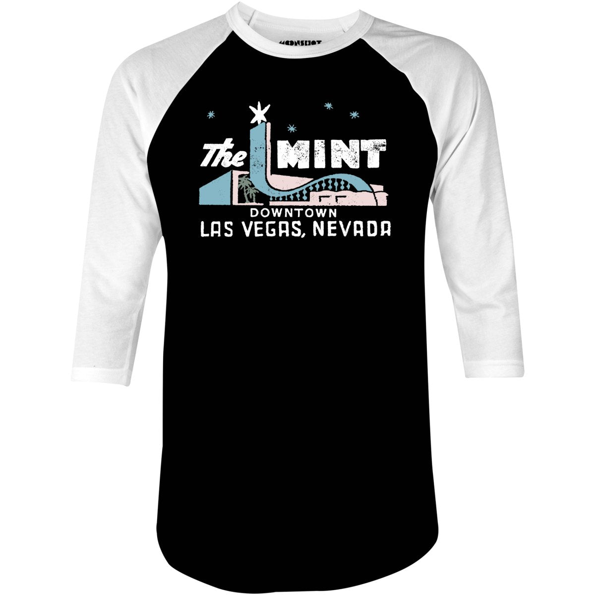 The Mint - Vintage Las Vegas - 3/4 Sleeve Raglan