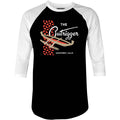 The Outrigger - Monterey, CA - Vintage Tiki Bar - 3/4 Sleeve Raglan