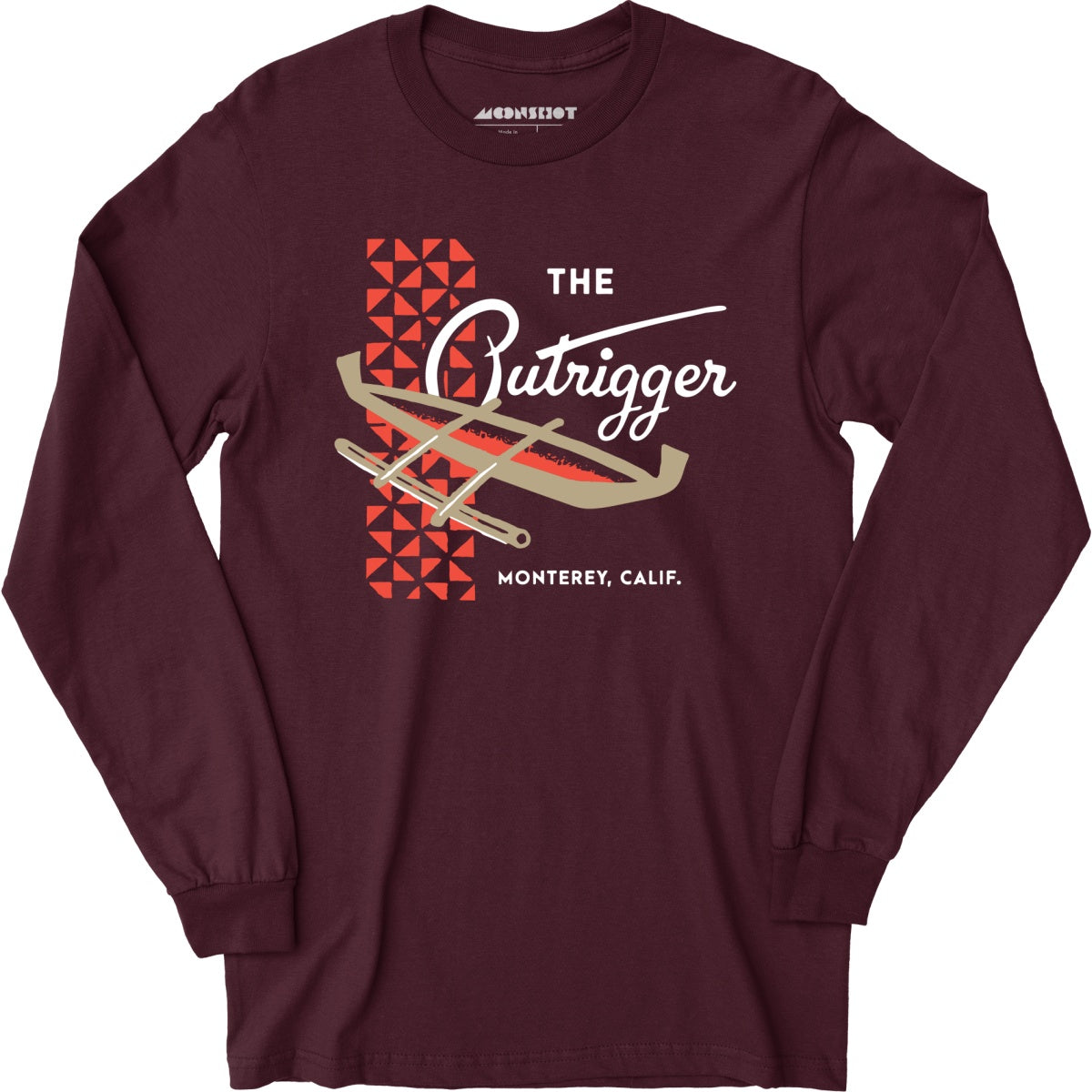 The Outrigger - Monterey, CA - Vintage Tiki Bar - Long Sleeve