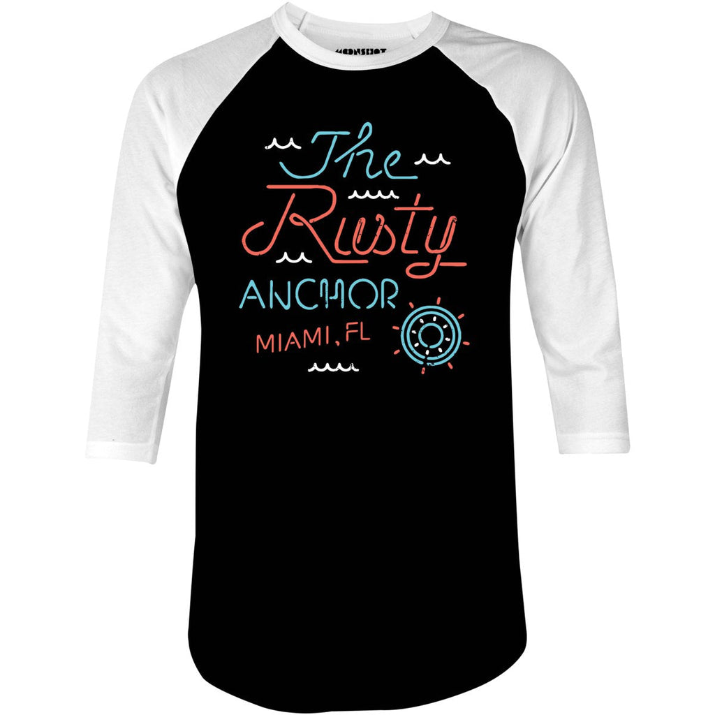 The Rusty Anchor Bar - 3/4 Sleeve Raglan