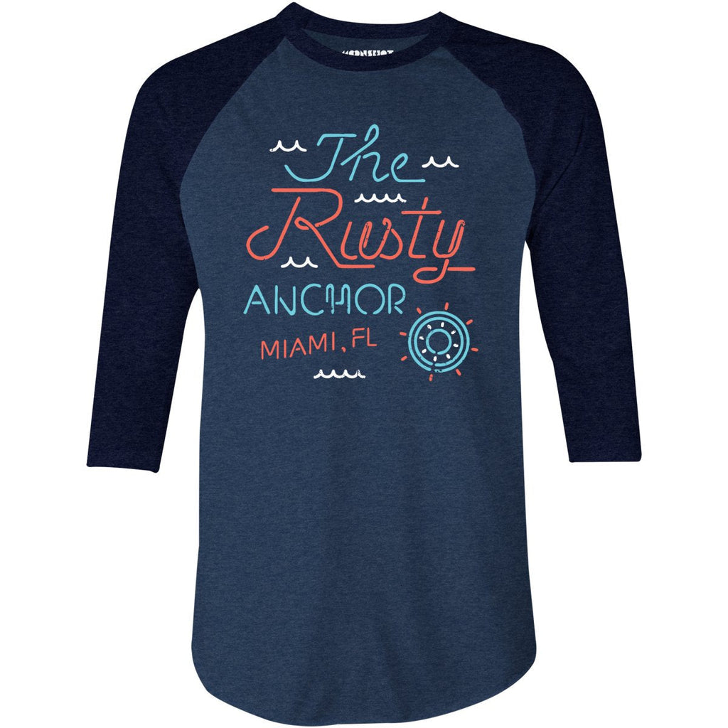 The Rusty Anchor Bar - 3/4 Sleeve Raglan