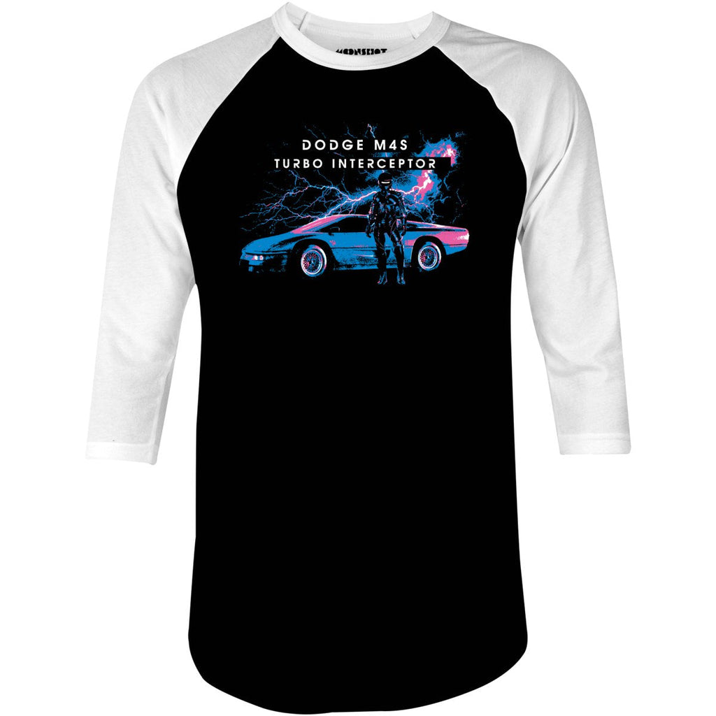 The Wraith Dodge M4S Turbo Interceptor - 3/4 Sleeve Raglan