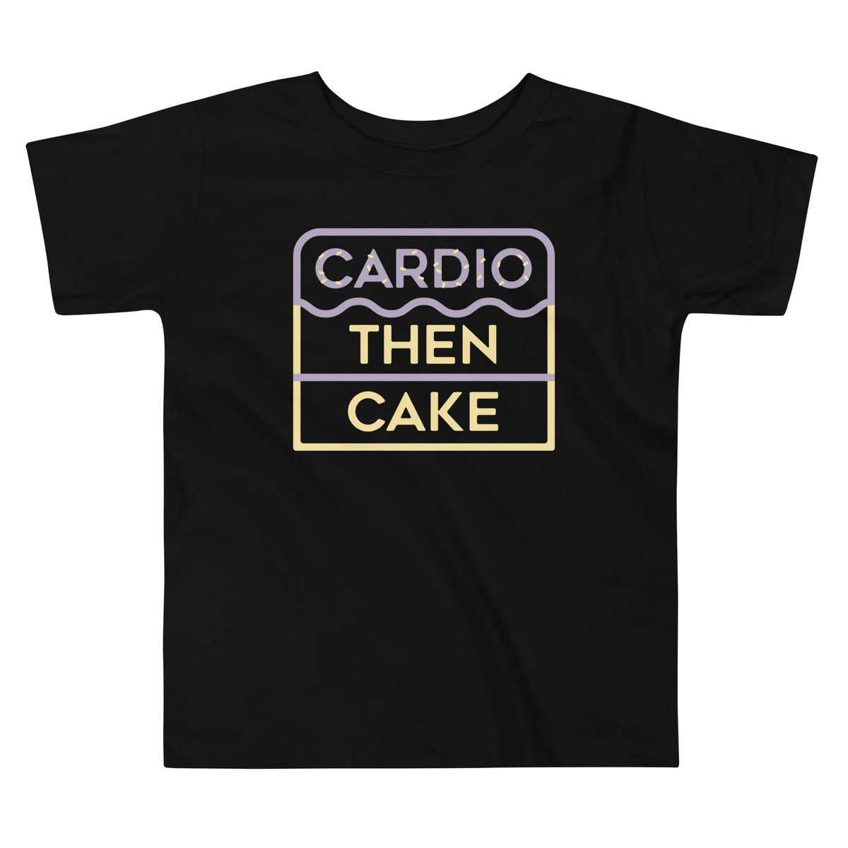 Cardio Then Cake Kid's Toddler Tee