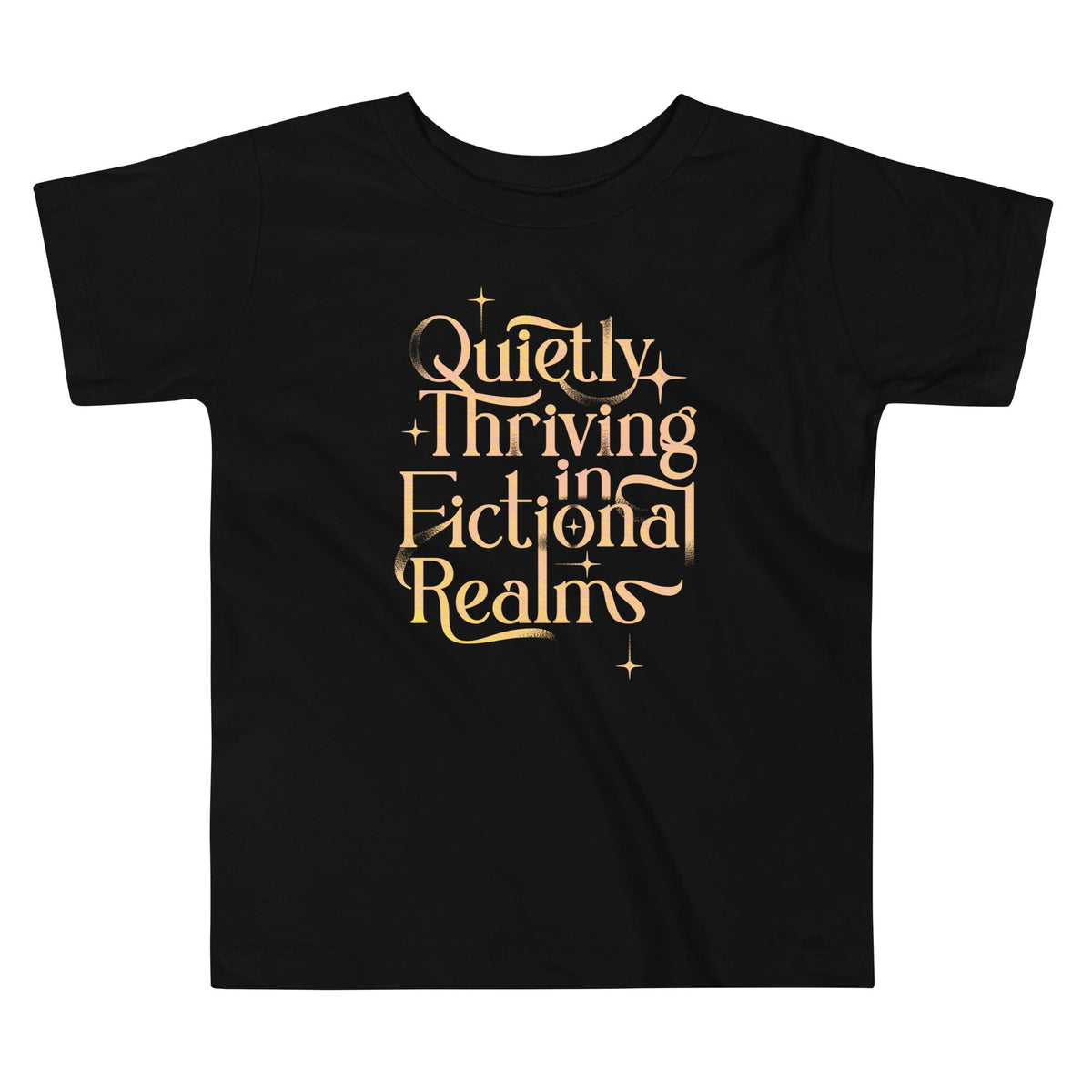 Quietly Thriving In Fictional Realms Kid's Toddler Tee