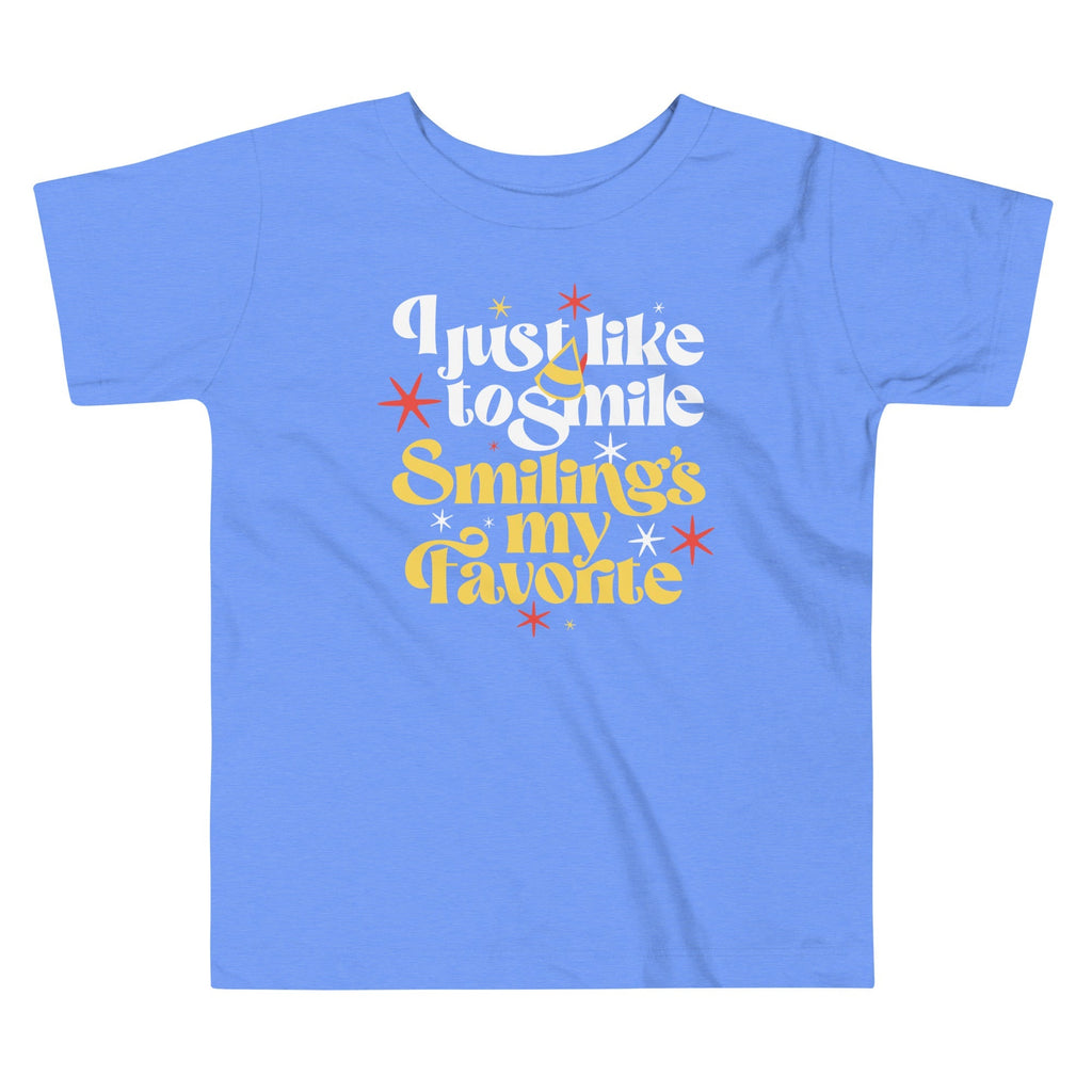 I Just Like To Smile Smiling's My Favorite Kid's Toddler Tee