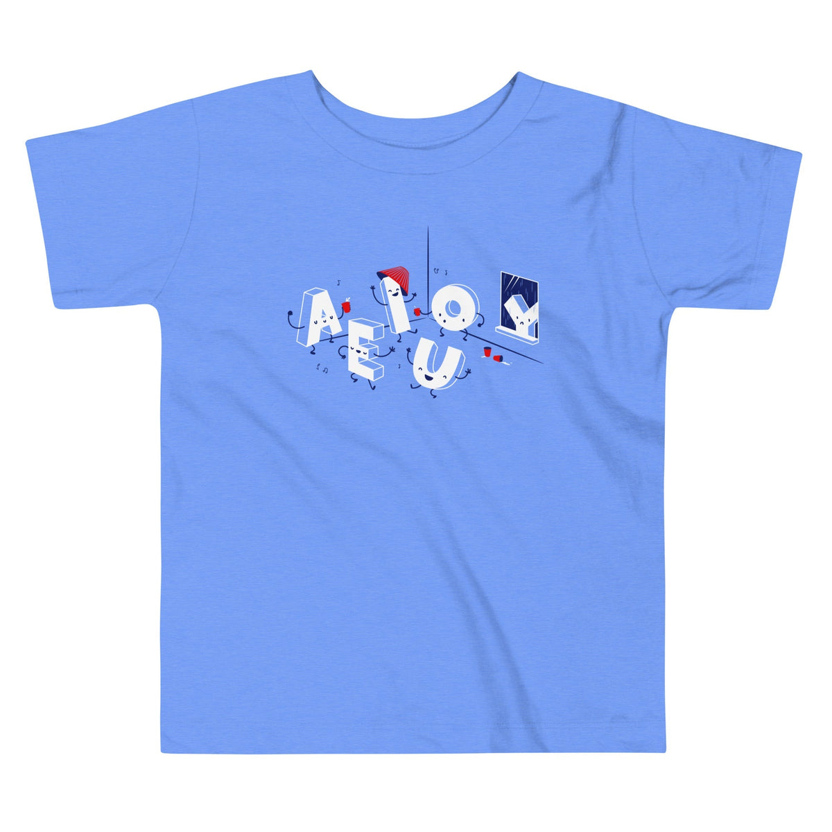 Vowel Party Time Kid's Toddler Tee
