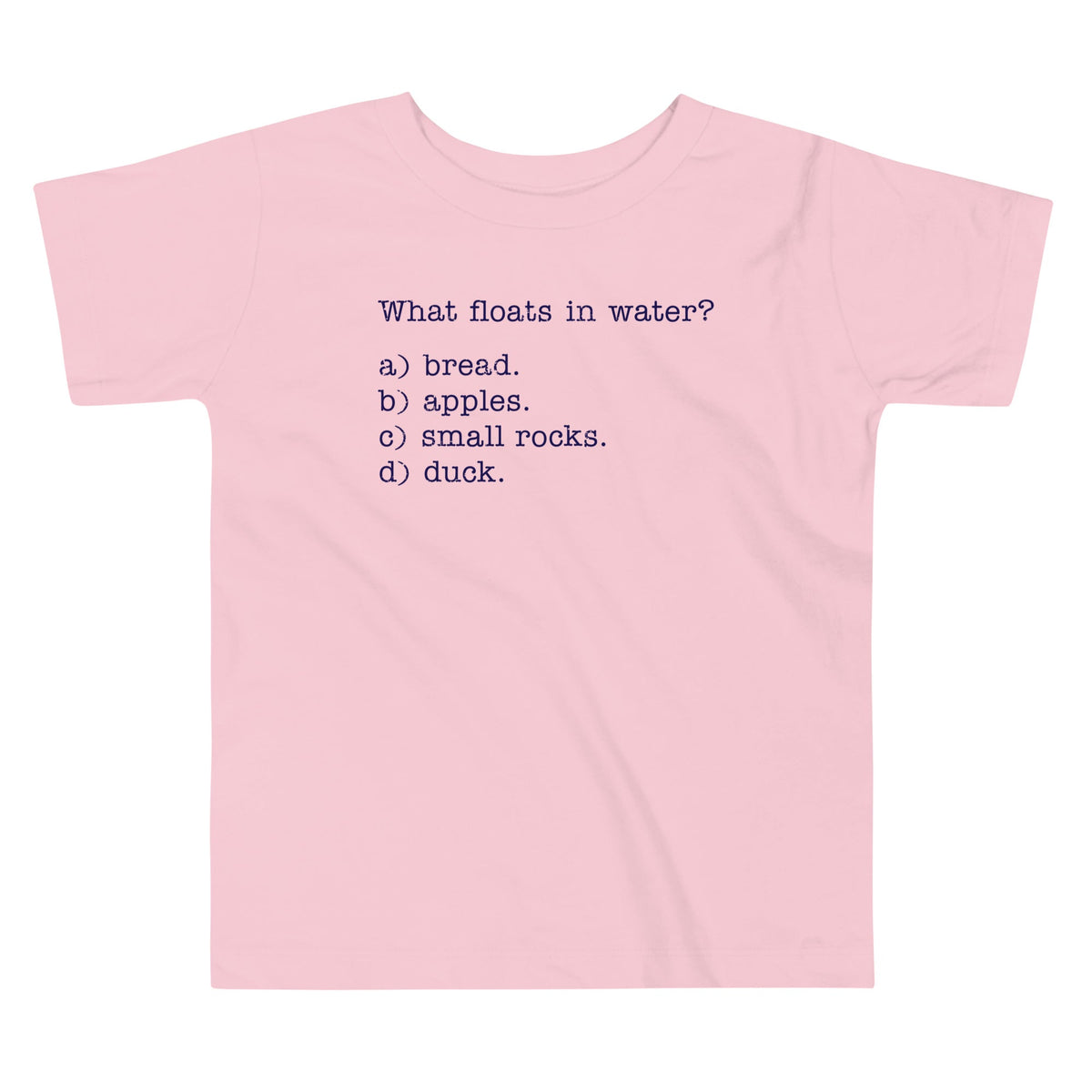 What Floats In Water? Kid's Toddler Tee