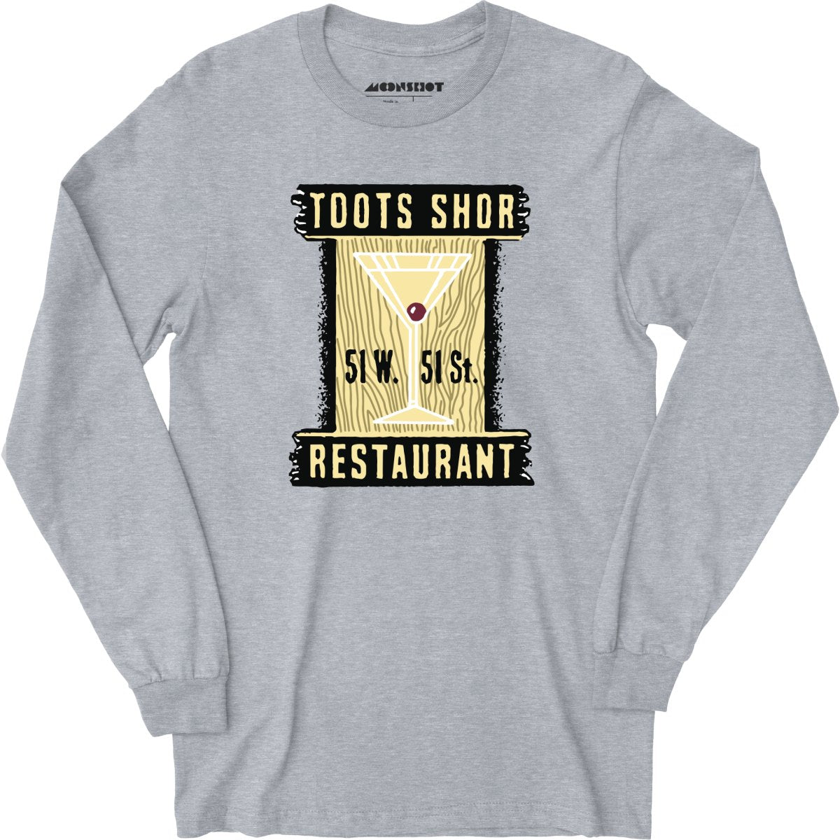 Toots Shor - Manhattan, NY - Vintage Restaurant - Long Sleeve