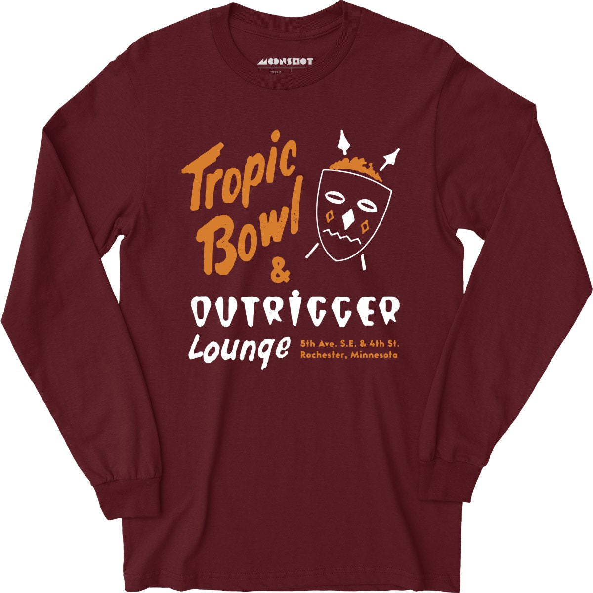 Tropic Bowl - Rochester, MN - Vintage Bowling Alley - Long Sleeve