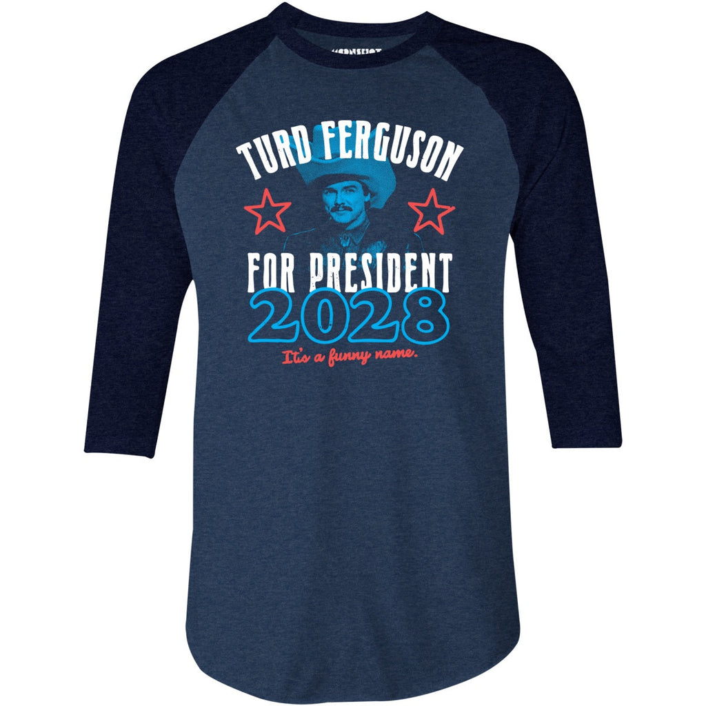 Turd Ferguson 2028 - 3/4 Sleeve Raglan