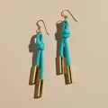 Turquoise Denver Cord Earring