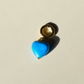Turquoise Heart Charm