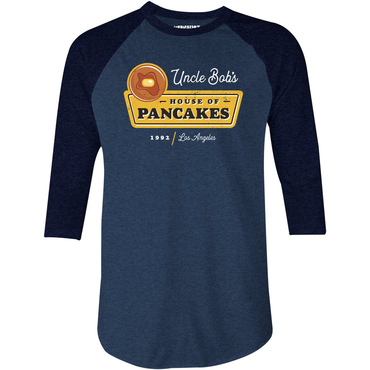 Uncle Bob's House of Pancakes - Reservoir Dogs - 3/4 Sleeve Raglan
