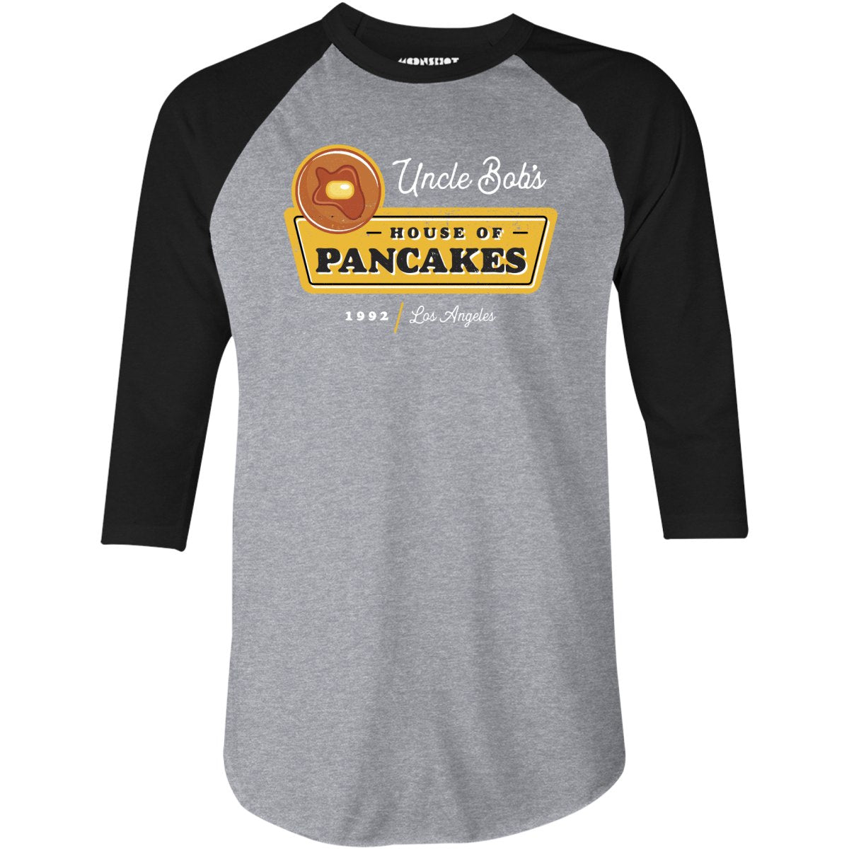 Uncle Bob's House of Pancakes - Reservoir Dogs - 3/4 Sleeve Raglan