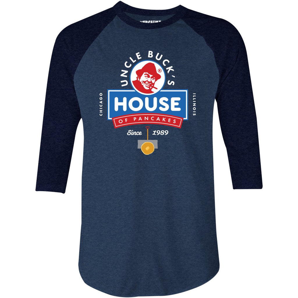Uncle Buck's House of Pancakes - 3/4 Sleeve Raglan