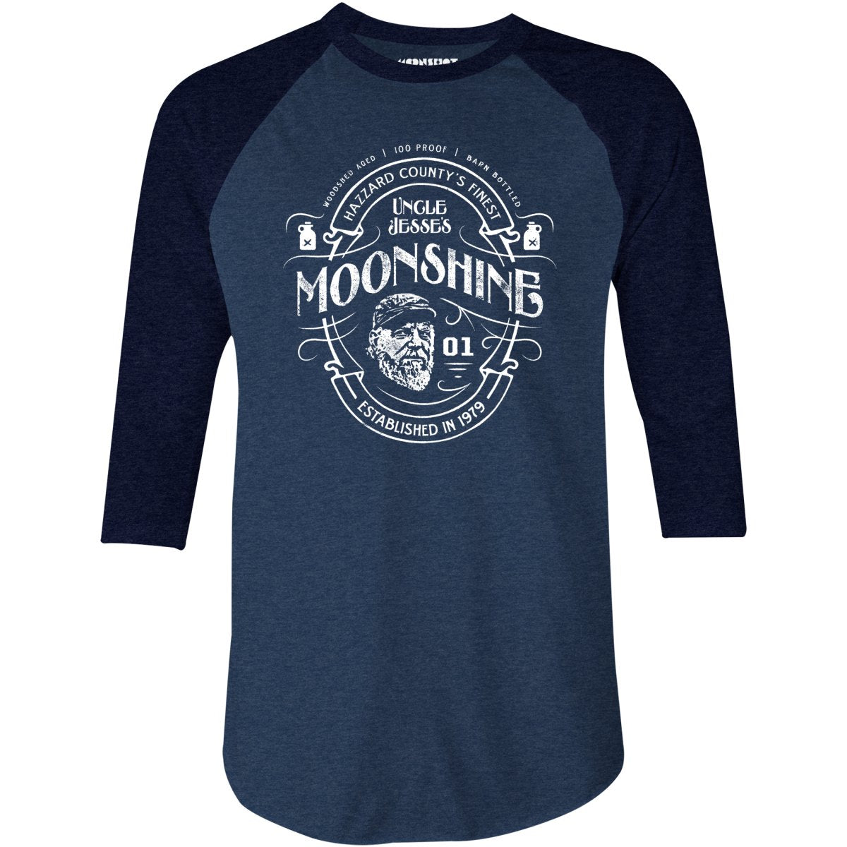 Uncle Jesse's Moonshine - 3/4 Sleeve Raglan