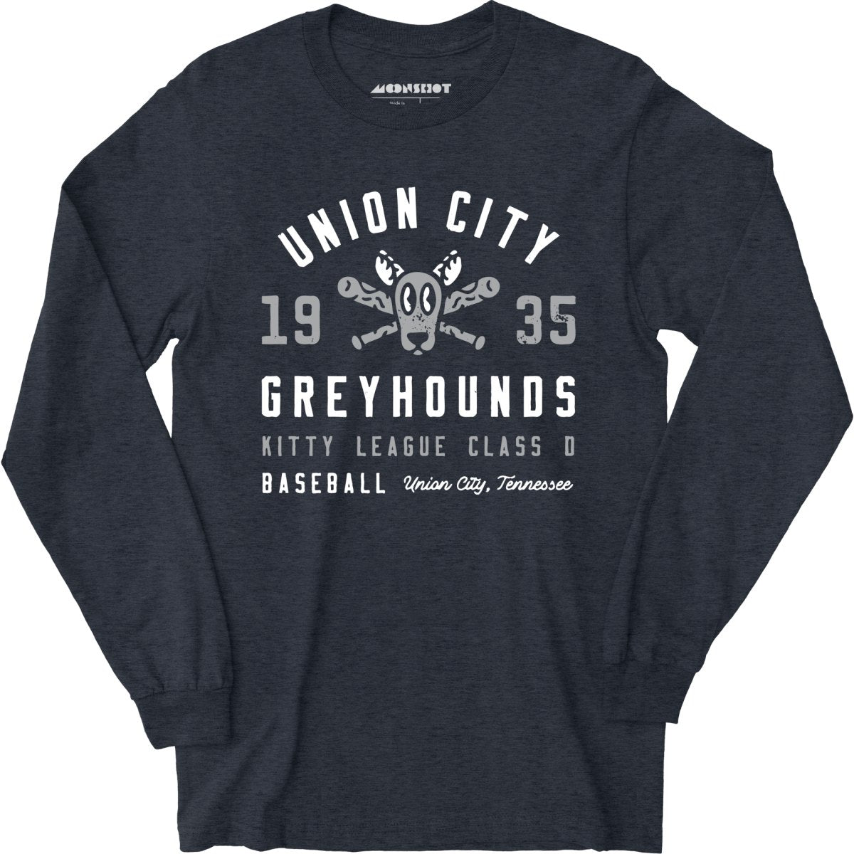 Union City Greyhounds - Tennessee - Vintage Defunct Baseball Teams - Long Sleeve