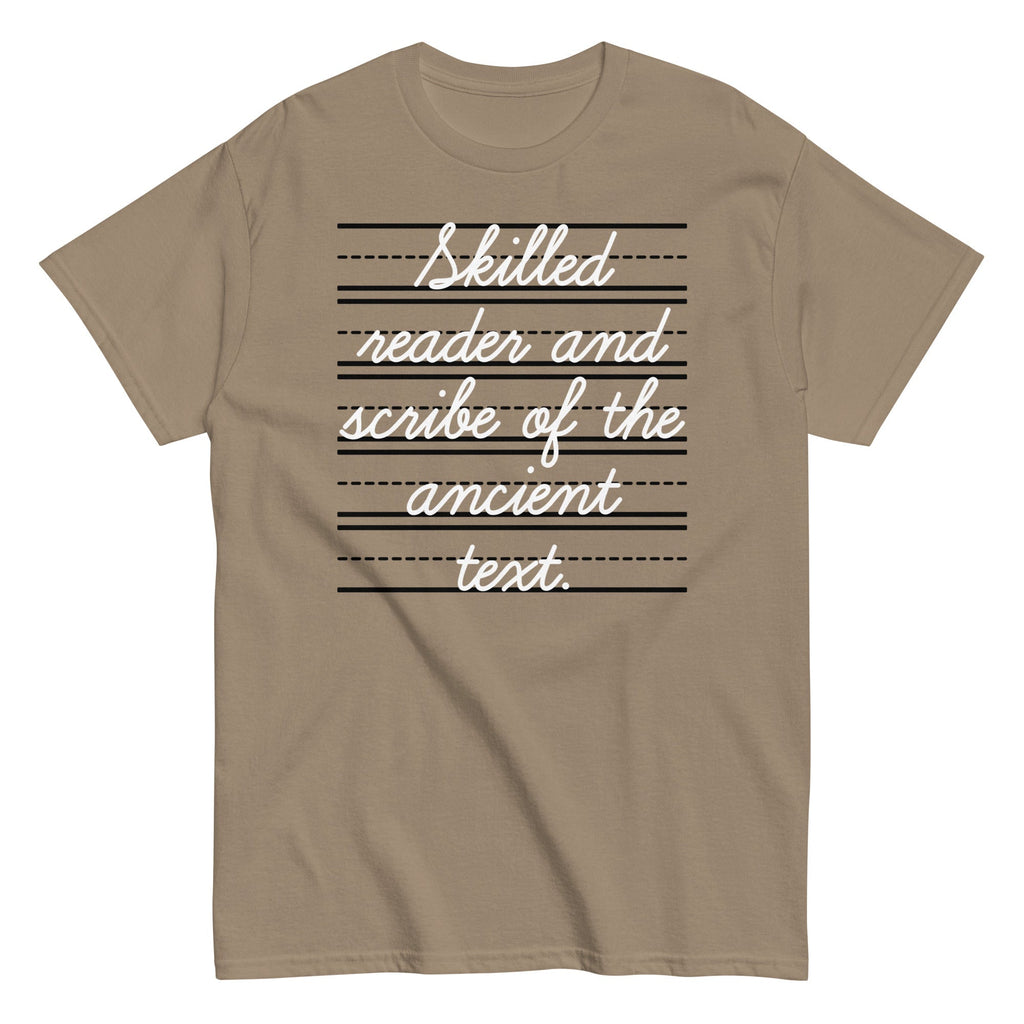 Skilled Reader And Scribe Of The Ancient Text Men's Classic Tee