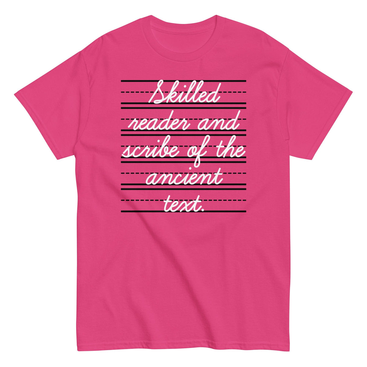 Skilled Reader And Scribe Of The Ancient Text Men's Classic Tee