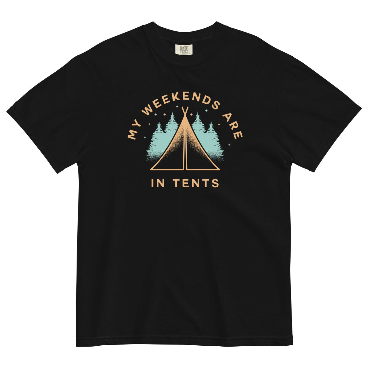 My Weekends Are In Tents Men's Relaxed Fit Tee