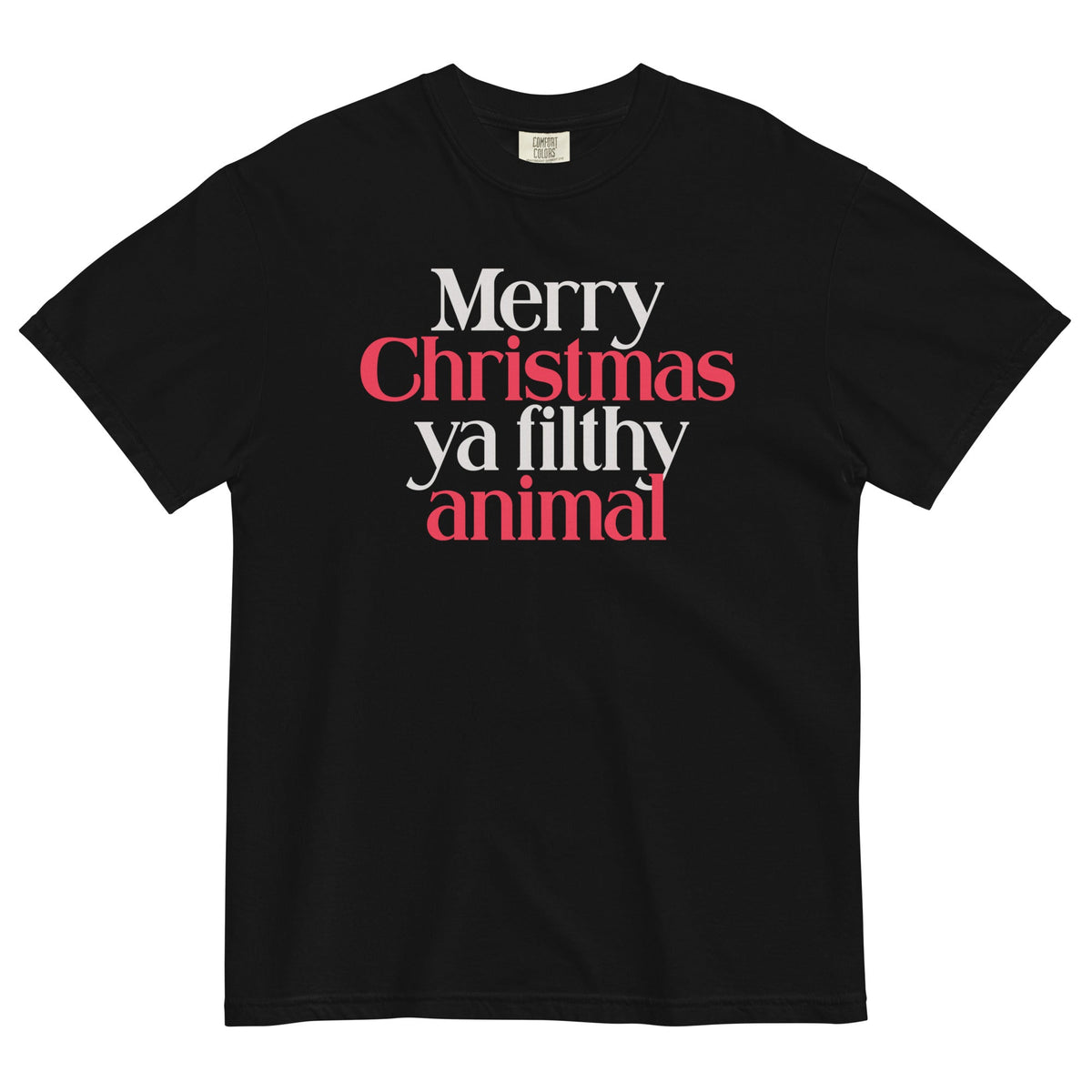 Merry Christmas Ya Filthy Animal Men's Relaxed Fit Tee