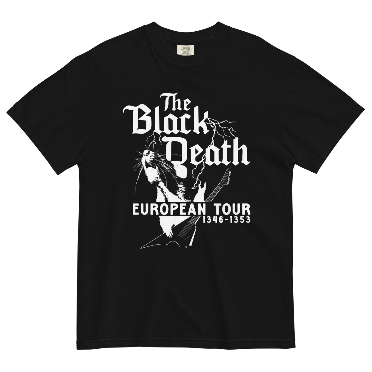 The Black Death European Tour Men's Relaxed Fit Tee
