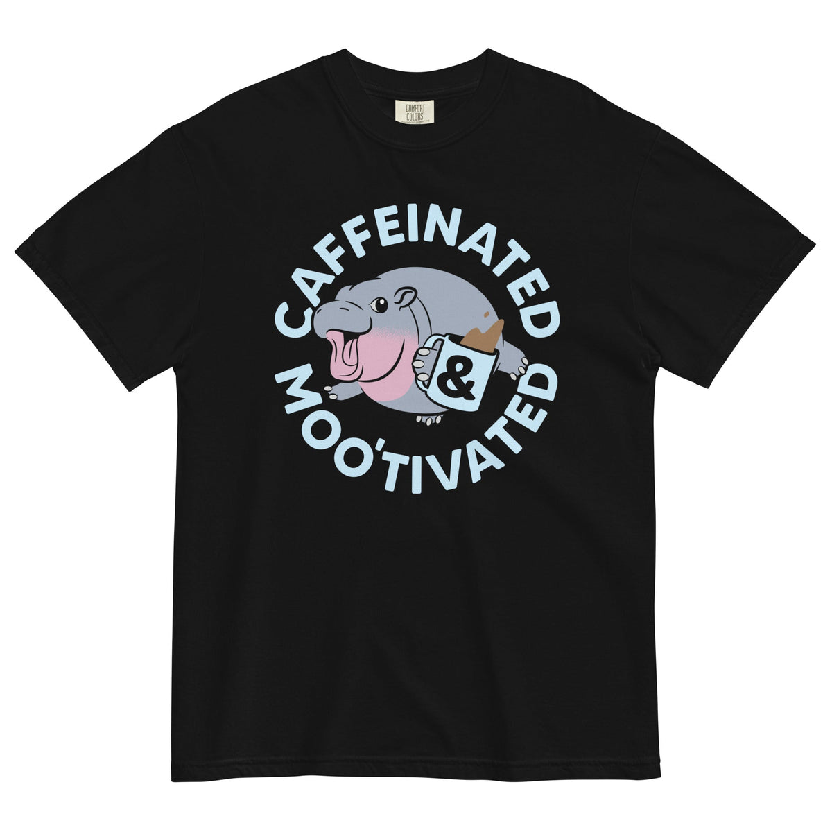 Caffeinated & Moo'tivated Men's Relaxed Fit Tee