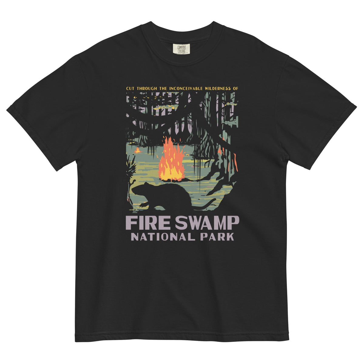 Fire Swamp National Park Men's Relaxed Fit Tee