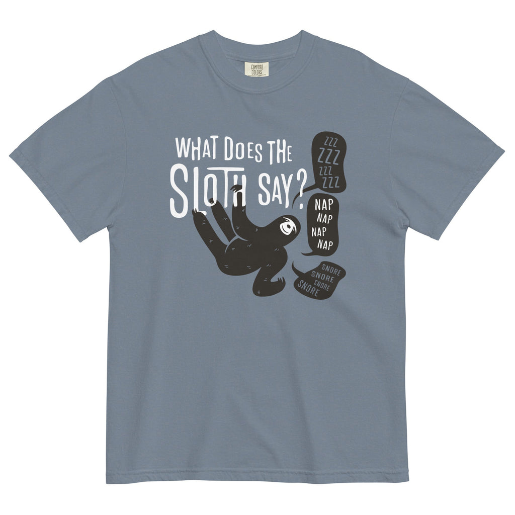 What Does The Sloth Say? Men's Relaxed Fit Tee