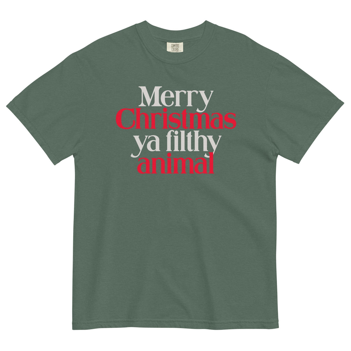 Merry Christmas Ya Filthy Animal Men's Relaxed Fit Tee