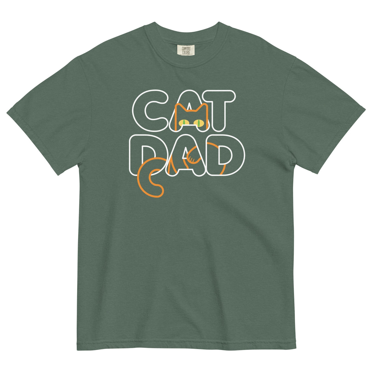 Cat Dad Men's Relaxed Fit Tee