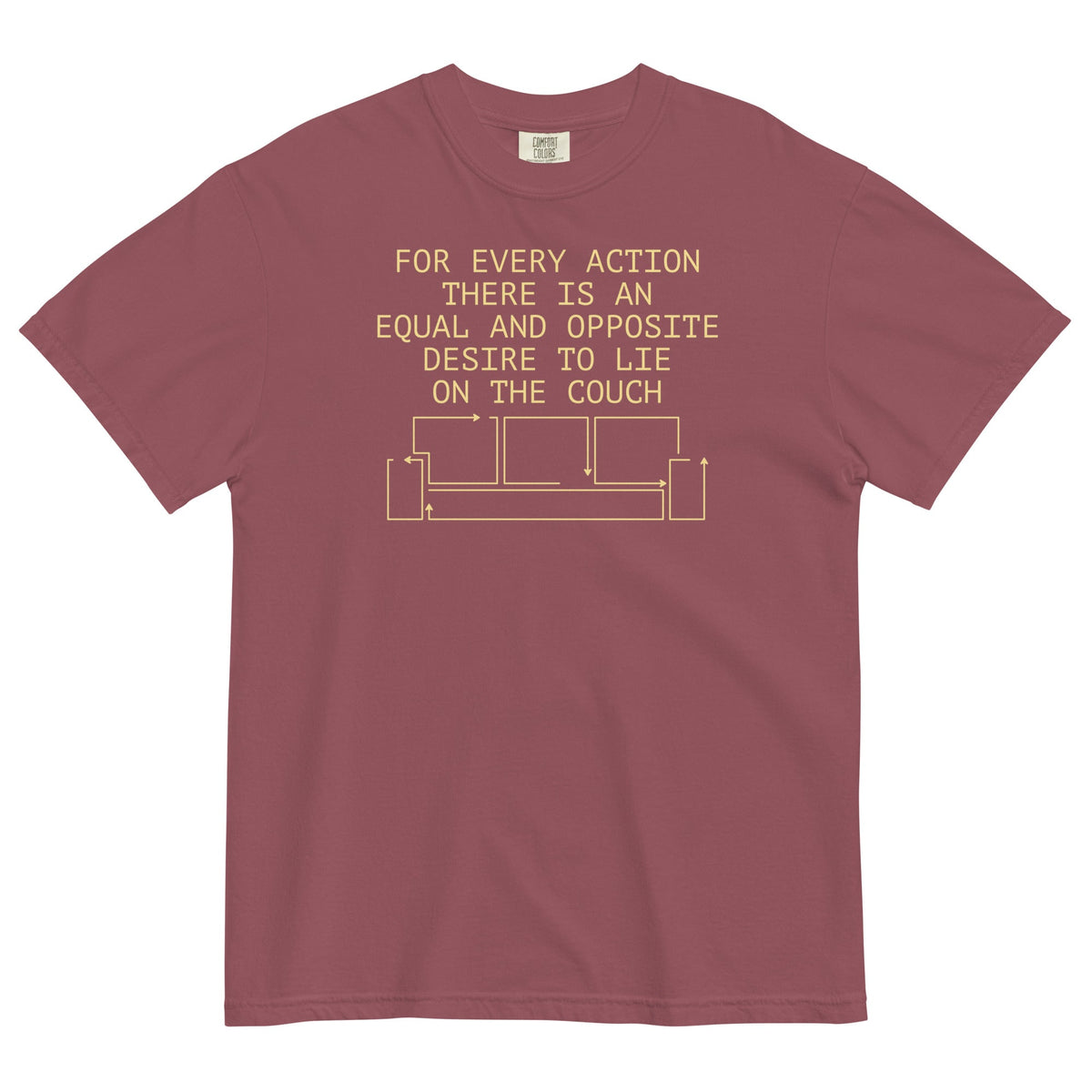 For Every Action There Is An Equal And Opposite Men's Relaxed Fit Tee