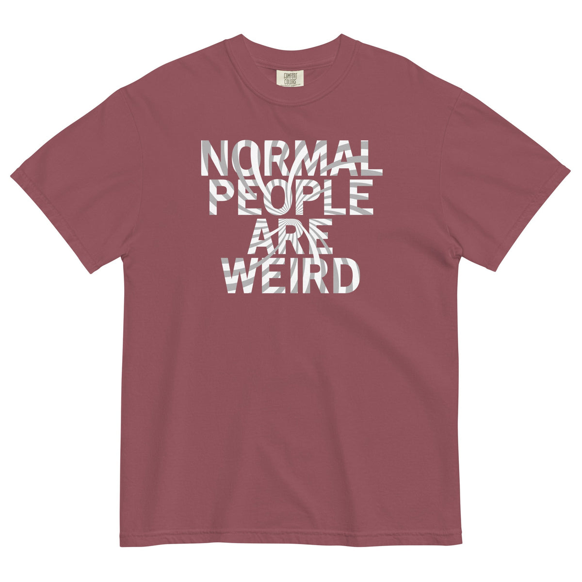 Normal People Are Weird Men's Relaxed Fit Tee