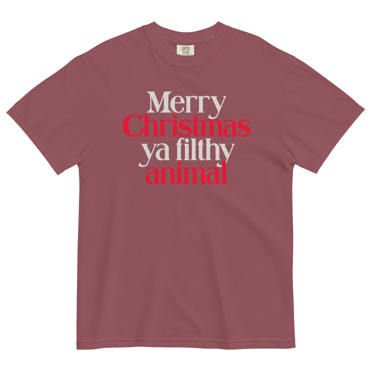 Merry Christmas Ya Filthy Animal Men's Relaxed Fit Tee